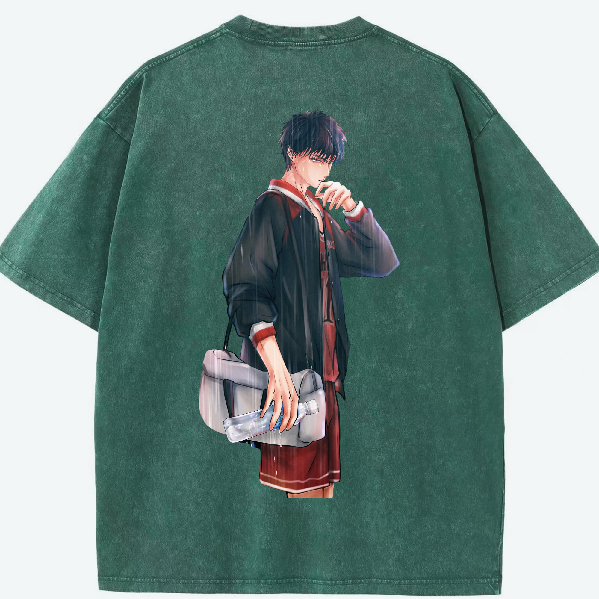 （画像用） SLAM DUNK／スラムダンク 綿100% ヴィンテージ風 半袖Tシャツ（背面プリント）